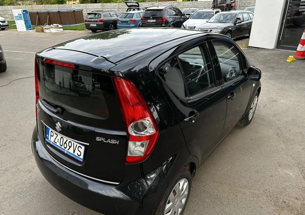 Suzuki Splash cena 12900 przebieg: 124824, rok produkcji 2009 z Radziejów małe 301